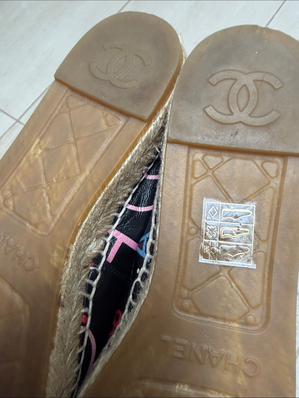 NEW Chanel Cruise Collection Espadrilles size 38 - Picture 16 of 17